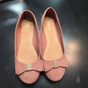 Cupid pink flats